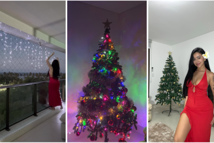 Com apoio da Non Stop, Beca Barreto mostra como preparou a decoração de Natal em seu novo espaço.